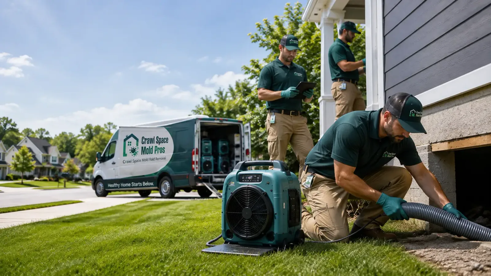 Crawl Space Mold Removal in Lexington, MA